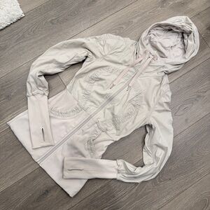 Light Gray Hooded Jacket Reversible
